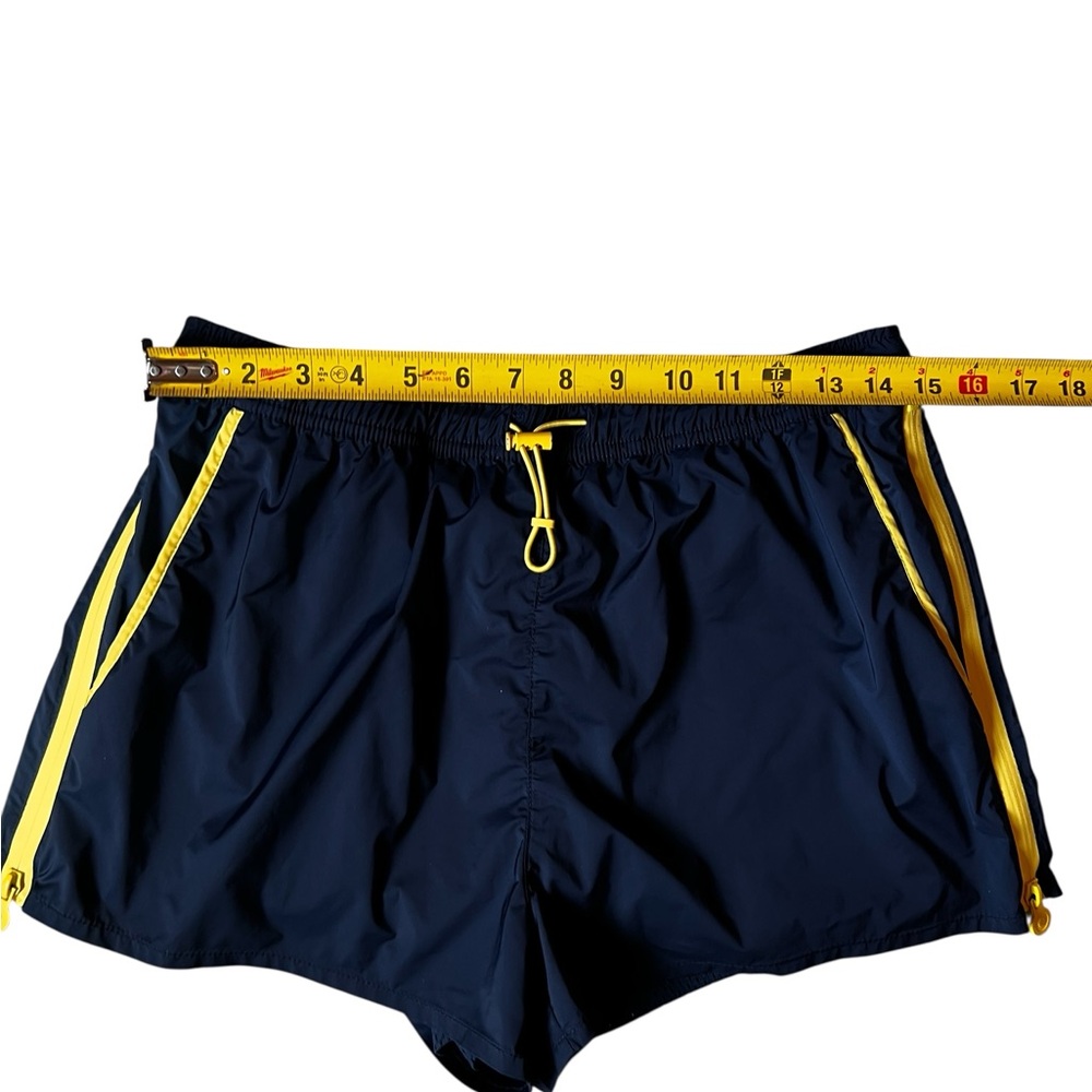 Hunter for Target Women's Athletic Shorts with Side Zips Blue / Yellow | Medium - Picture 12 of 12